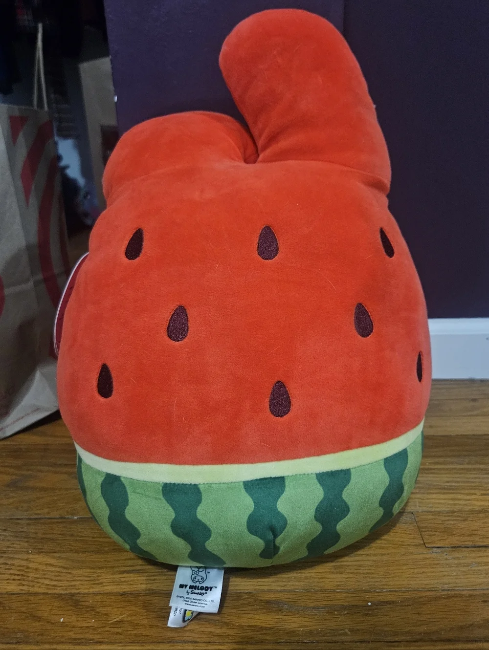 NWT My Melody in Watermelon 🍉 Hello Kitty Sanrio Squishmallow 12